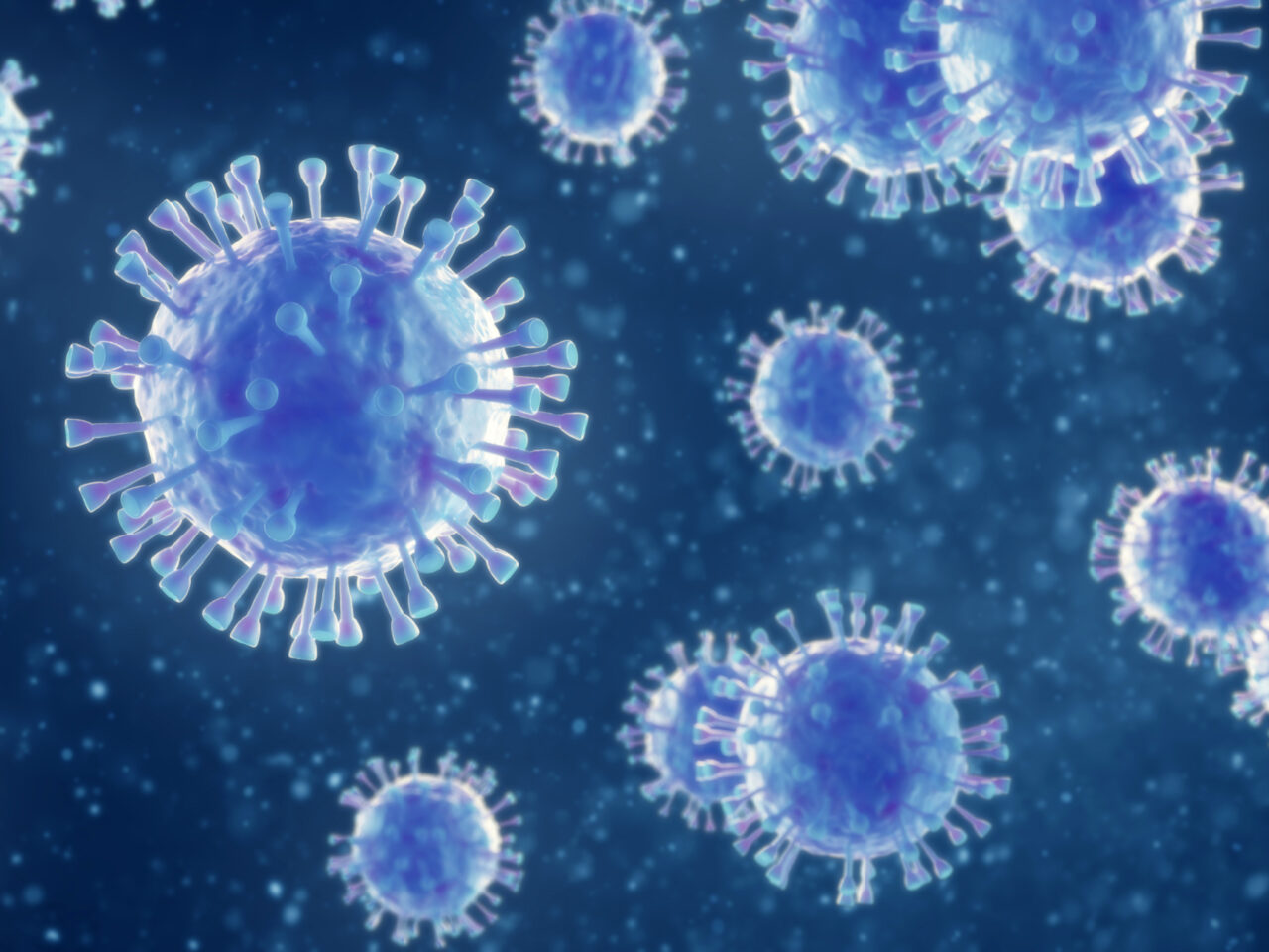 Illustration of a virus